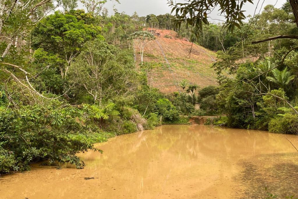 Contaminação de lago preocupa moradores de Santa Teresa