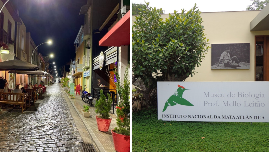 Rua do Lazer e Museu Melo Leitão, localizados em Santa Teresa ES