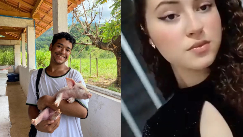 Raysla Hérlem Rangel de Oliveira e Jessé Araújo Martins dos Santos Crédito: Redes sociais