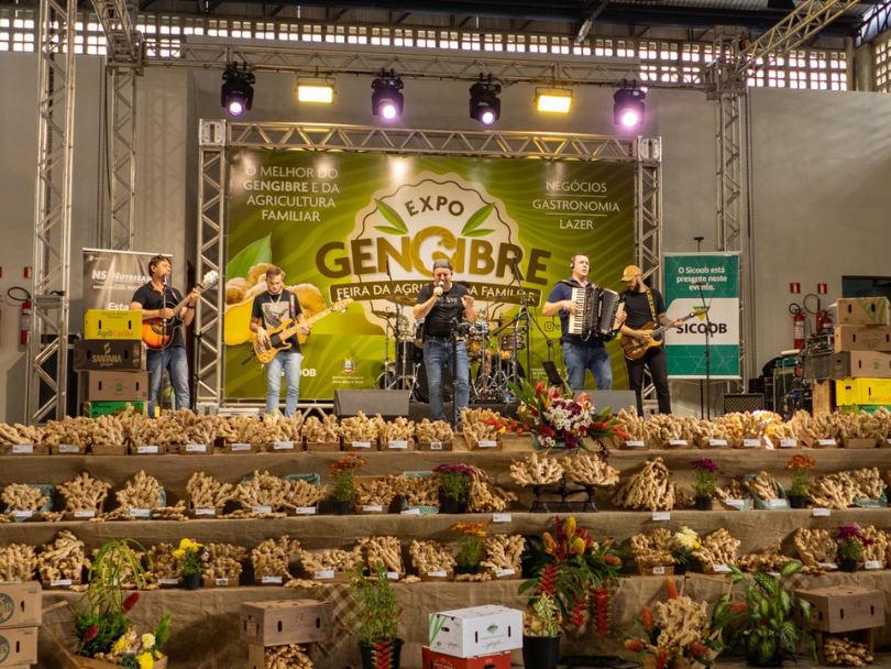 Expo Gengibre acontece entre os dias 30 de maio e 1º de junho Crédito: João Teles